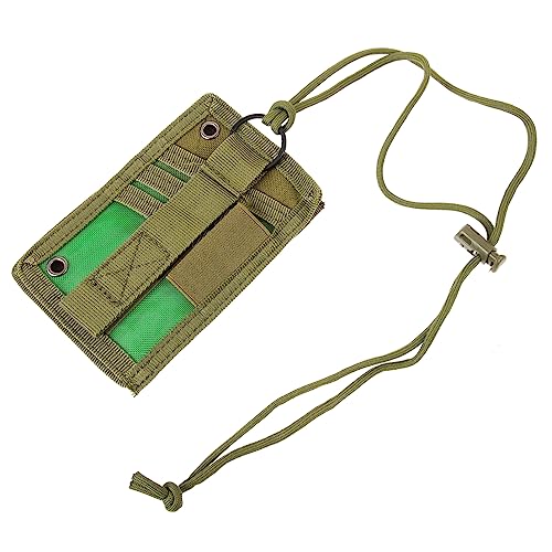 NAMOARLY Multifunktions-kartenhalter Ausweishülle Aus Oxford-Stoff Horizontaler Ausweishalter Mit Umhängeband Für Die Kartenanzeige Im Außenbereich von NAMOARLY