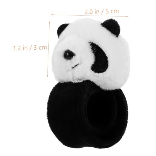NAMOARLY Niedliches Panda Slap Armband Plüsch Tiermotiv Einfaches Anlegen Slap Wristband Party Jungen Mädchen Zubehör von NAMOARLY