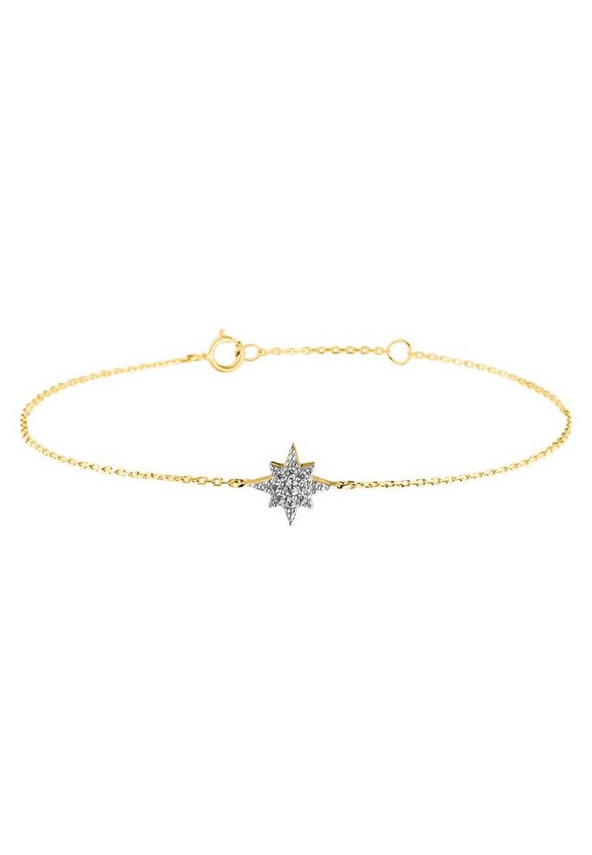 NANA KAY Armband Nana Kay Gold, mit glitzernden Zirkonia-Kristallen von NANA KAY