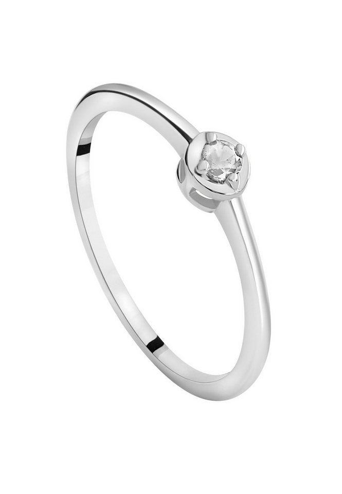 NANA KAY Fingerring Delicate Touch, mit farblosem Stein von NANA KAY