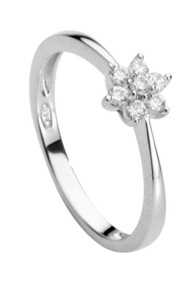 NANA KAY Fingerring Simply Essentials, ST471, mit femininem Blüten-Element von NANA KAY