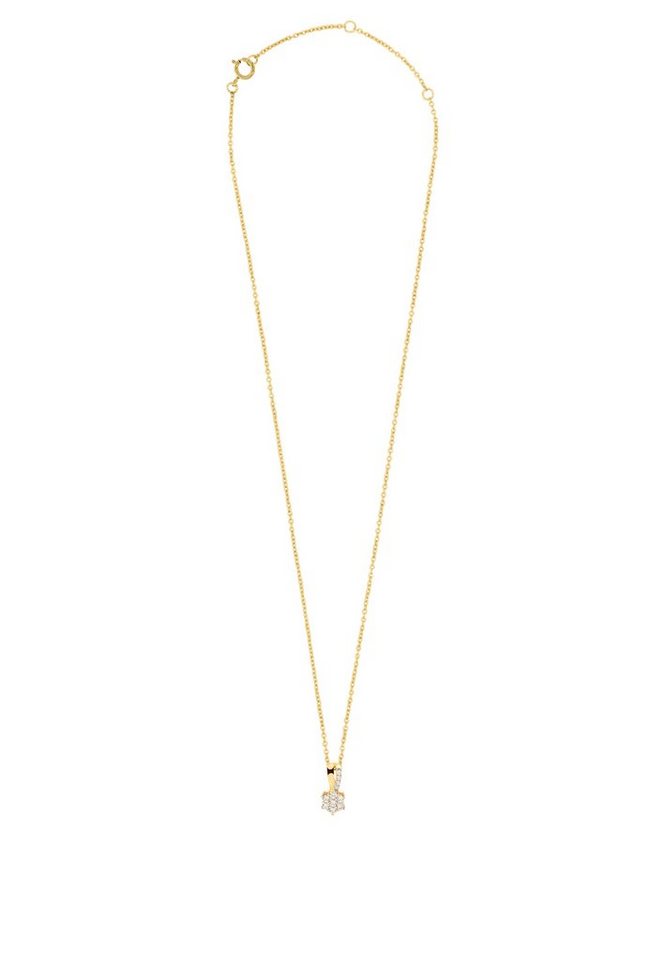 NANA KAY Kette mit Anhänger Nana Kay Gold, mit glitzerndem Anhänger von NANA KAY