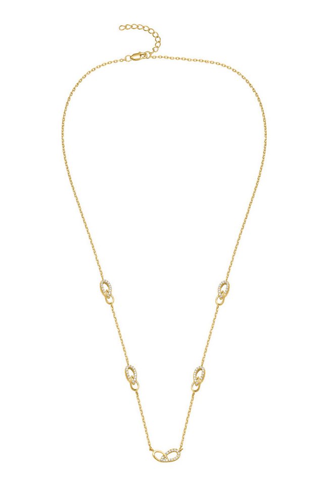 NANA KAY Kette ohne Anhänger NANA KAY Gold, mit wunderbarem Steinbesatz von NANA KAY