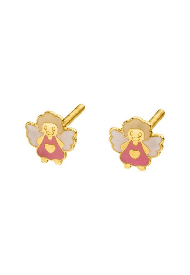 NANA KAY Paar Ohrstecker Nana Kay Gold for Kids, mit Emaille von NANA KAY