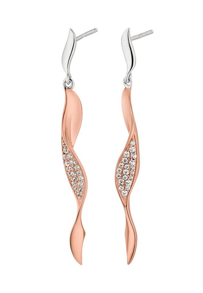 NANA KAY Paar Ohrstecker Natural Flow, mit Zirkonia-Kristallen von NANA KAY