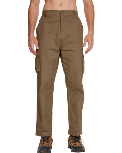 NANAMEEI Baggy Cargo Pants Herren Cargohose Cargo Jogginghose Herren Cargohose Herren Khaki XL von NANAMEEI