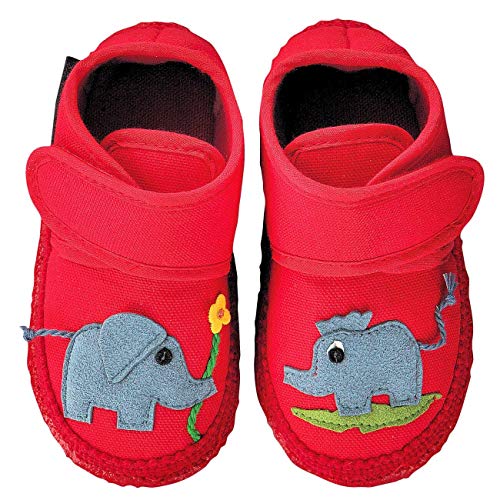 Nanga Baby Krabbelschuhe Dumbo rot 23 von Nanga