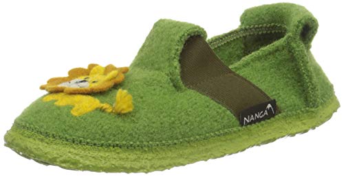 Nanga Kinder - Unisex Kinder Hausschuh Jungle Kings hell grün 23 von Nanga