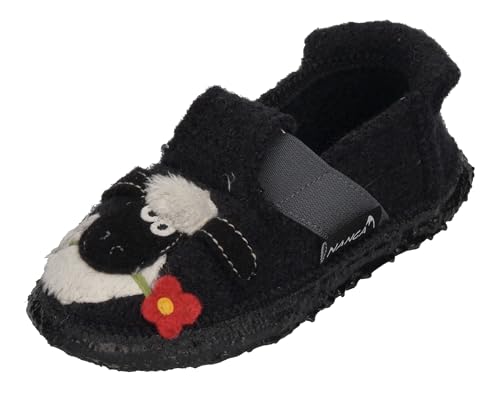 Nanga Baby - Mädchen Shauny Hausschuh, Schwarz, 24 EU Nanga Baby - Mädchen Shauny Hausschuh, Schwarz, 24 EU von Nanga