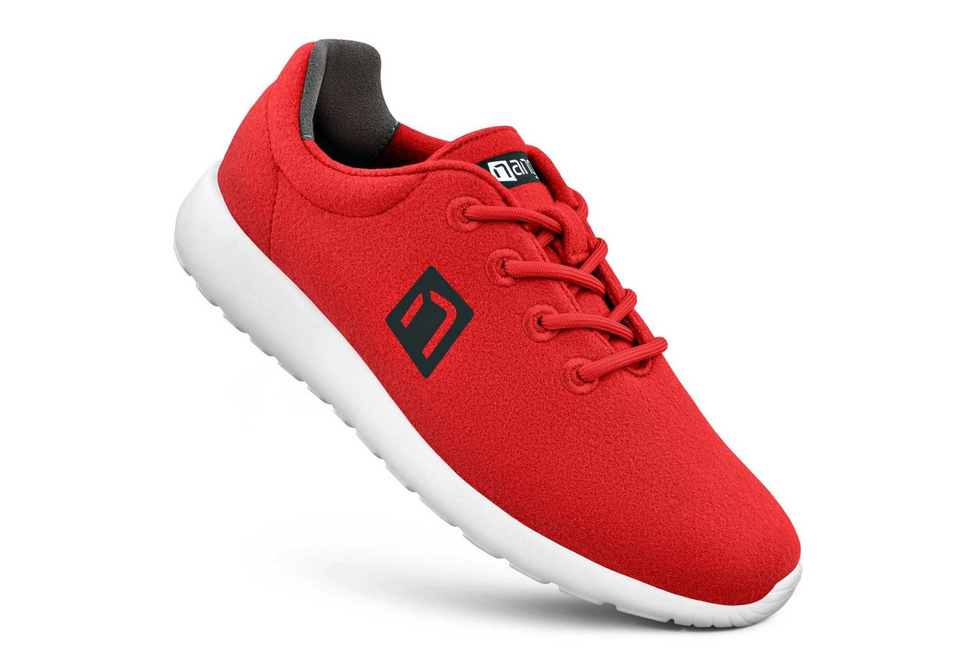 NANGA Merinorunner Wool (100% Schurwolle) rot Damen Sneaker von NANGA