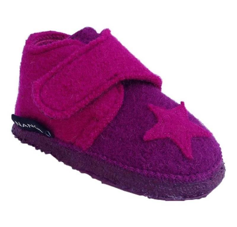 NANGA NANGA STERN Hausschuh EUR 19 bordeaux Hausschuh von NANGA