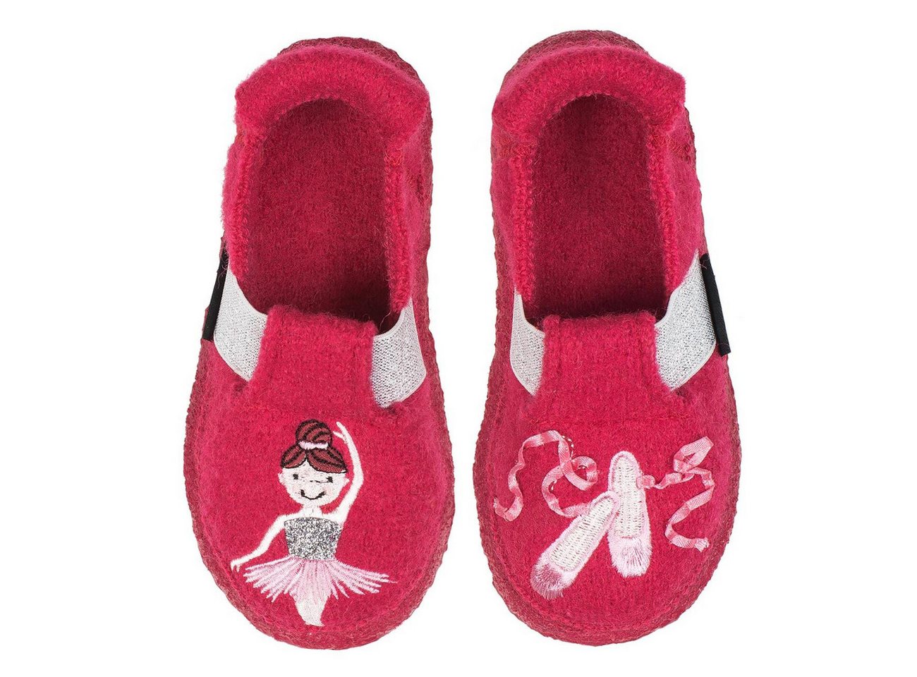 NANGA Nanga Ballet Hausschuh fuchsia Glitzer Hausschuh von NANGA