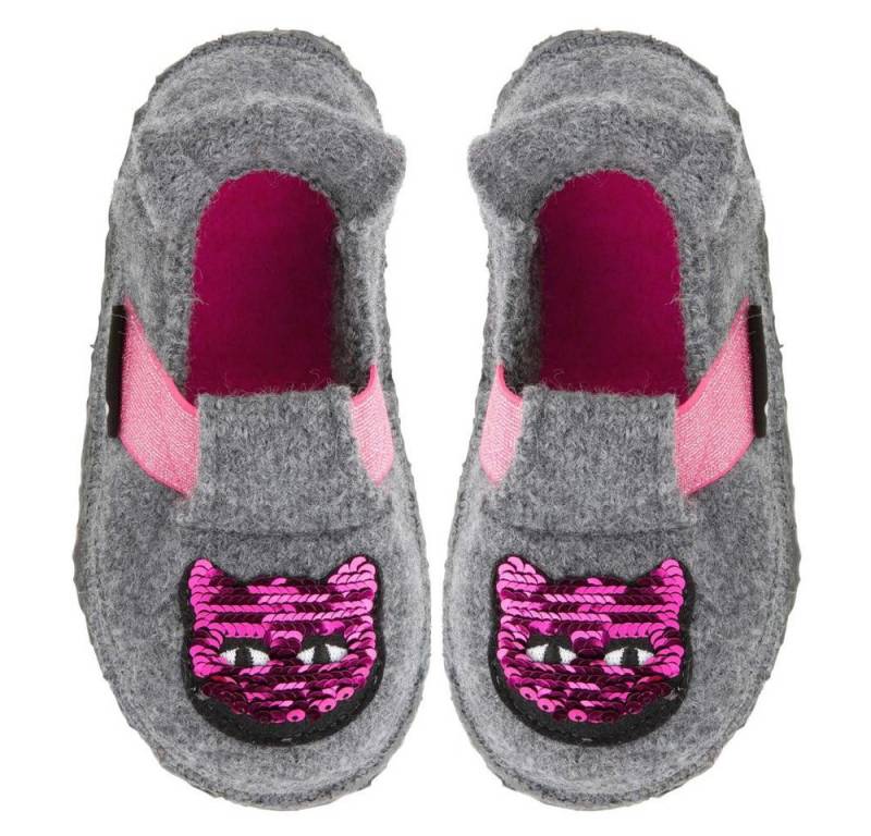 NANGA Nanga Fancykitty Mädchen Pailletten Katze EUR 25 Hausschuh von NANGA