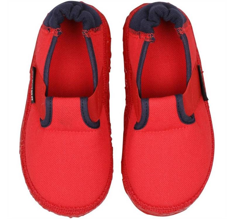 NANGA Slipper Klette 06 rot Kinder (Größe 31-35) Hausschuh von NANGA