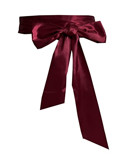 Hochzeit Satin Schärpe Gürtel für besondere Anlässe Kleid Braut Schärpe, Burgunder, L Hochzeit Satin Schärpe Gürtel für besondere Anlässe Kleid Braut Schärpe, Burgunder, L von NANIA