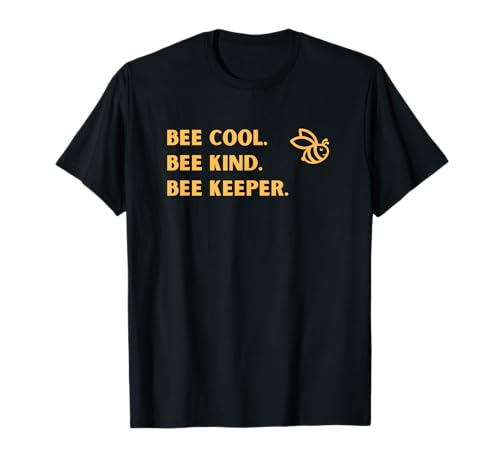 Bee Keeper Bee Cool Bee Kind Bee Keeping Imkerei Honig T-Shirt von NANKANDOIT Bee Keeper Gifts Pollinator Honey Funny