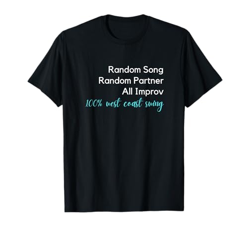 NANKANDOIT West Coast Swing Tanzschuh WCS Dancer T-Shirt für West Coast Swing Tänzer und Lehrer, Schwarz, Unisex, Kurzarm, T-Shirt, Dance, Herren & Damen, Small, U-Ausschnitt, Klassisch, Polyester NANKANDOIT West Coast Swing Tanzschuh WCS Dancer T-Shirt für West Coast Swing Tänzer und Lehrer, Schwarz, Unisex, Kurzarm, T-Shirt, Dance, Herren & Damen, Small, U-Ausschnitt, Klassisch, Polyester von NANKANDOIT West Coast Swing Dance Heartbeat WCS