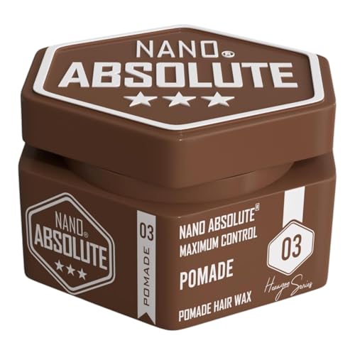 Nano Absolute Aqua Hair Wax 140ml | Haarwachs | Haar Styling Wachs | Haargel | Gel Wax | haar wax herren | barbershop Hair Styling (140ml, 03- Pomade) von NANO ABSOLUTE