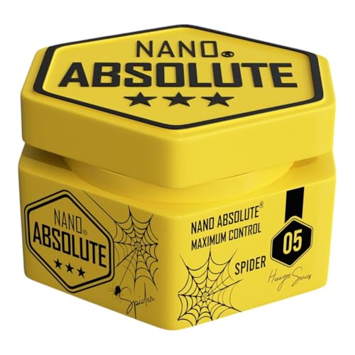 Nano Absolute Aqua Hair Wax 140ml | Haarwachs | Haar Styling Wachs | Haargel | Gel Wax | haar wax herren | barbershop Hair Styling (140ml, 05- Spider) von NANO ABSOLUTE