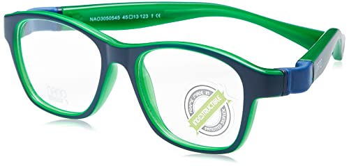 NANOVISTA GAIKAI 3.0 Brille, zweifarbig, matt/grün, 47 Unisex Kinder, zweifarbig marine matt/grün von NANOVISTA