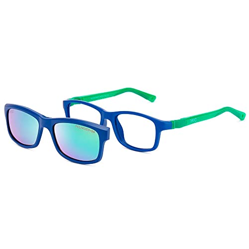 NANOVISTA Unisex Crew SC 3.0 Sonnenbrille, Azul Mate/Verde von Nano Vista