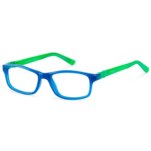 NANOVISTA Unisex-Kinder Crew 3.0 Sonnenbrille, Azul Cristal/Verde, 48 von NANOVISTA