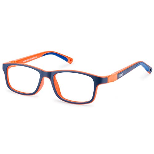 NANOVISTA Unisex-Kinder Crew 3.0 Sonnenbrille, Bicolor Marino Mate/Naranja, 48 von NANOVISTA