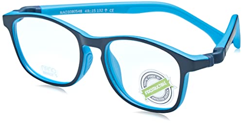 NANOVISTA Unisex-Kinder Power UP 3.0 Sonnenbrille, Bicolor Marino Mate/CIAN, 48 von NANOVISTA