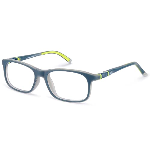 NANOVISTA Unisex Kinder Sleek Arcade 3.0 Sonnenbrille, zweifarbig grau matt/feile, 48 von NANOVISTA