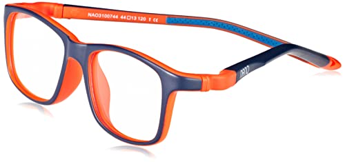 NANOVISTA Unisex-Kinder Sleek Crew 3.0 Sonnenbrille, Bicolor Marino Mate/Naranja, 44 von NANOVISTA