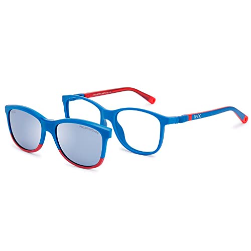 NANOVISTA Unisex Quest SC 3.0 Sonnenbrille, Bicolor Azul Mate/Rojo, 48 von NANOVISTA