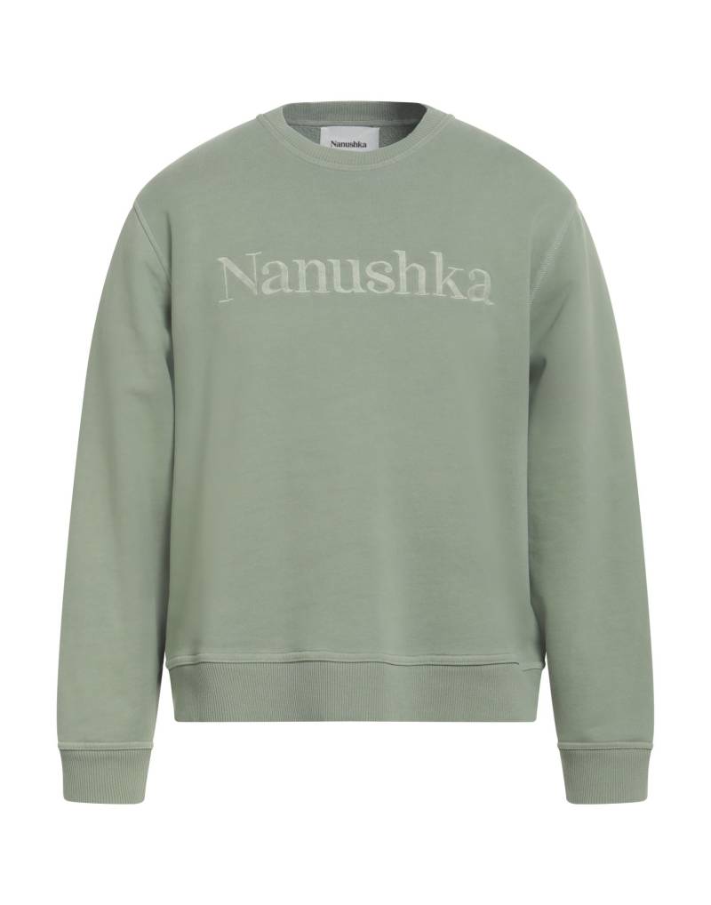 NANUSHKA Sweatshirt Herren Salbeigrün von NANUSHKA