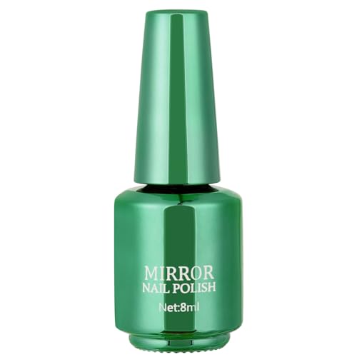 NAOLVE Metallic Nagellack, Metallic Spiegeleffekt Nagellack, Mirror Nagellack Lack Chrom Nail Polish,Magic Semi-Mirror Effekt Langlebiger Nagellack,Bunte Glänzende Chrom Nail art Metall Nagellack,11 von NAOLVE