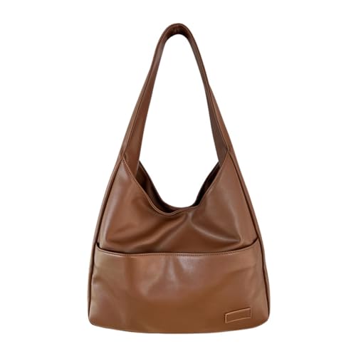 NAOYQ The Tote Bag,Hobo Damen Taschen,beuteltasche damen,Handtasche Gross,schultertasche große Umhängetasche damen-shopper für den täglichen Gebrauch Braun von NAOYQ