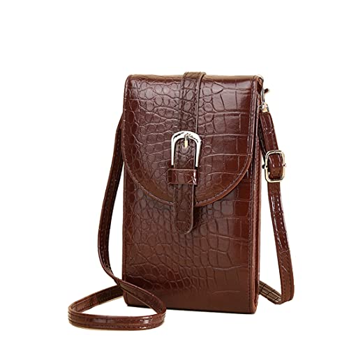 NAOYQ handy umhängetasche damen klein handytasche zum umhängen mädchen handtasche schwarz umhängen tasche damen handygeldbörse kleine tasche phone taschenclutches credit card slots khaki von NAOYQ