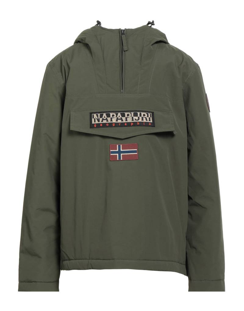 NAPAPIJRI Jacke & Anorak Herren Militärgrün von NAPAPIJRI
