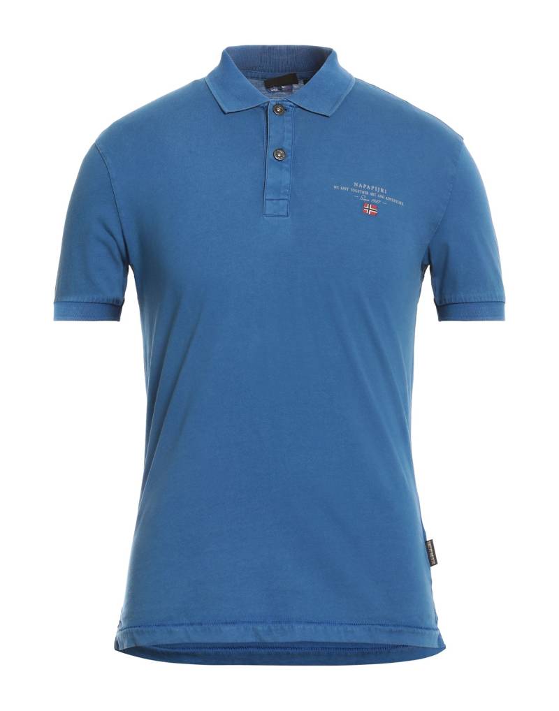 NAPAPIJRI Poloshirt Herren Blau NAPAPIJRI Poloshirt Herren Blau von NAPAPIJRI