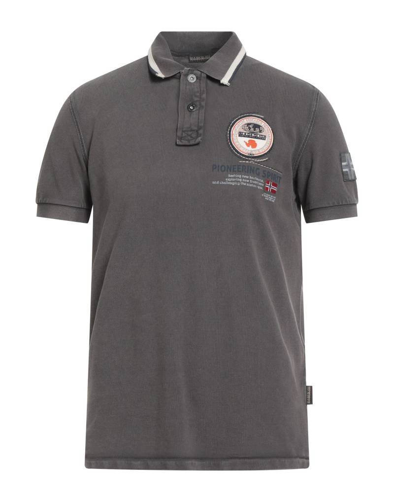 NAPAPIJRI Poloshirt Herren Dunkelbraun von NAPAPIJRI