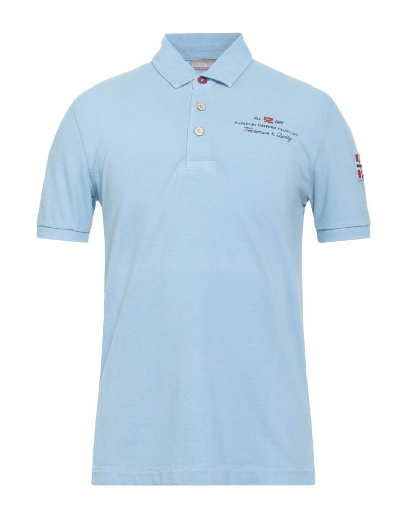 NAPAPIJRI Poloshirt Herren Hellblau von NAPAPIJRI
