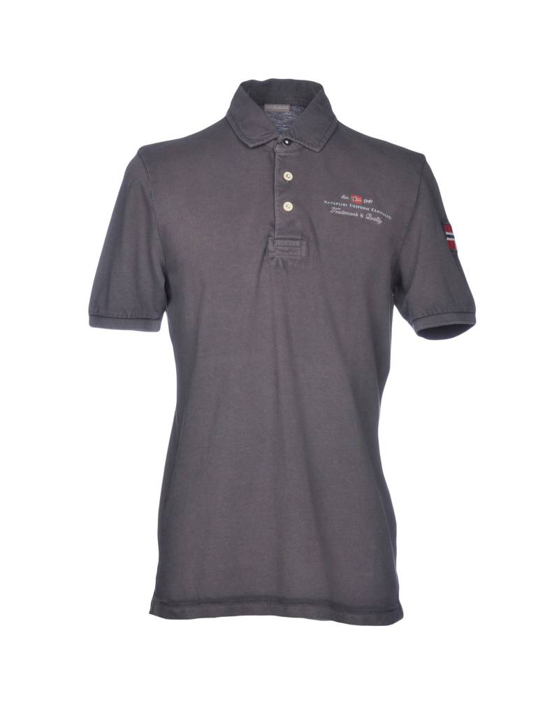 NAPAPIJRI Poloshirt Herren Maulwurfsgrau NAPAPIJRI Poloshirt Herren Maulwurfsgrau von NAPAPIJRI