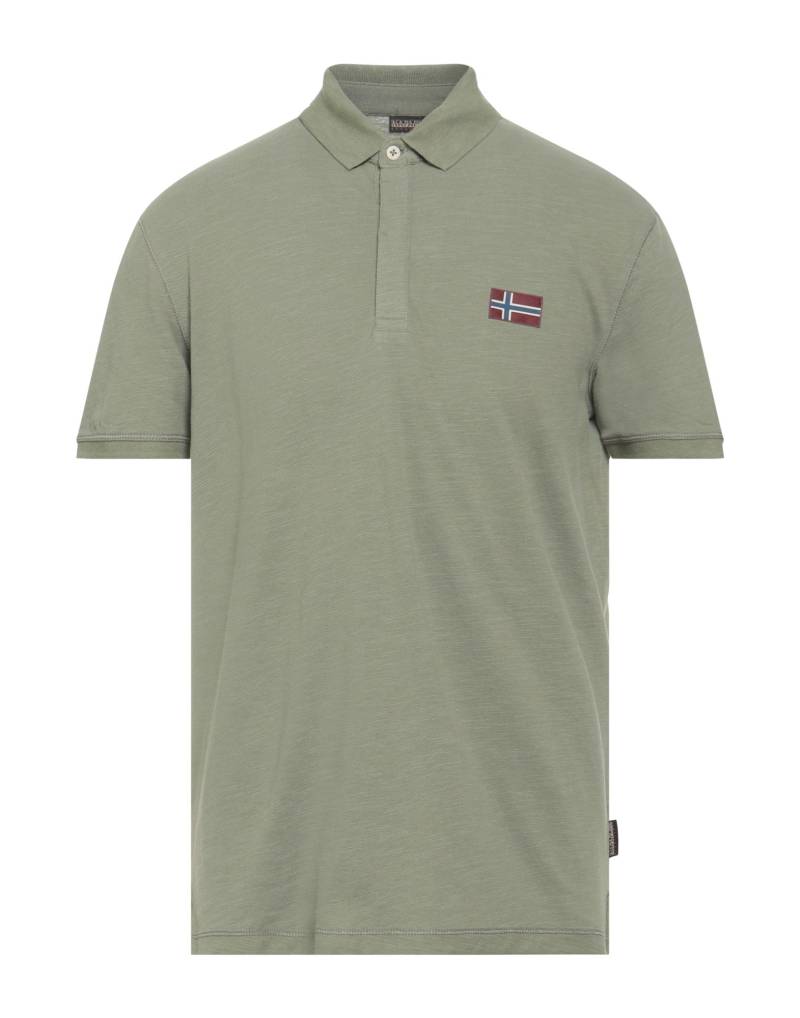 NAPAPIJRI Poloshirt Herren Militärgrün von NAPAPIJRI