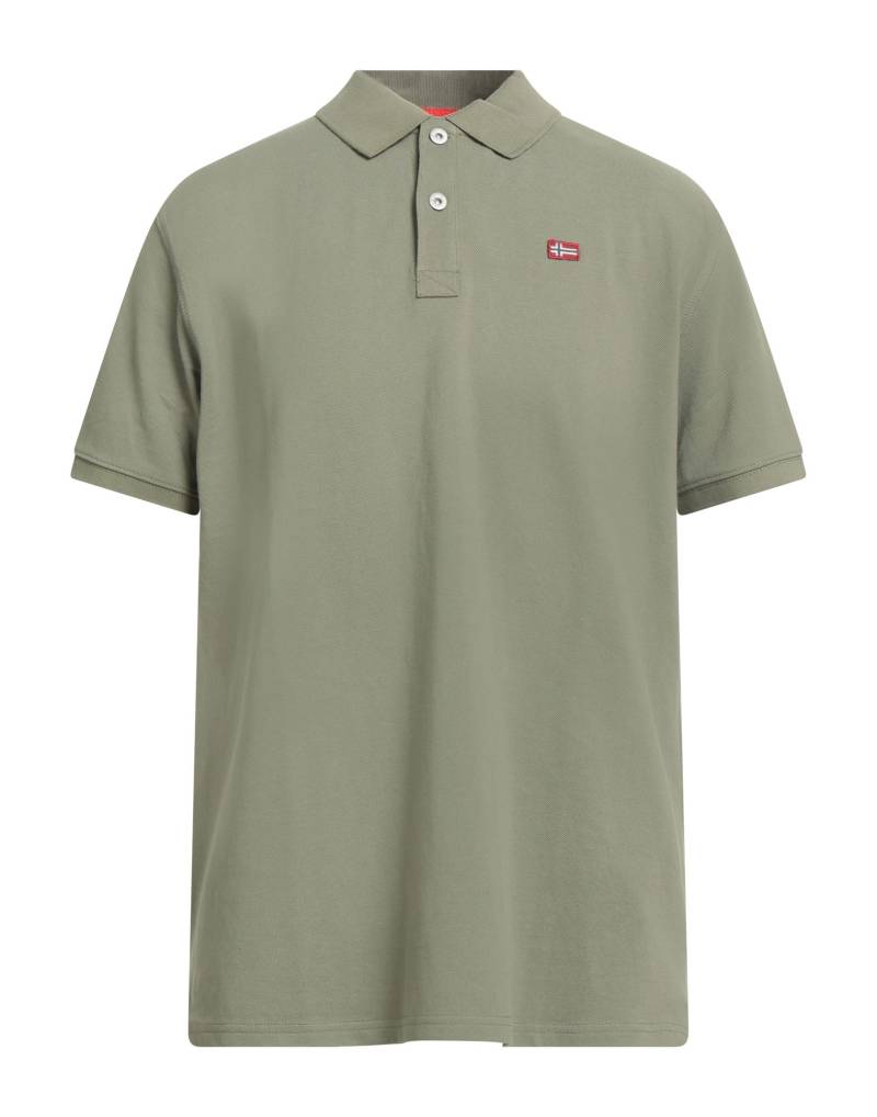 NAPAPIJRI Poloshirt Herren Militärgrün von NAPAPIJRI