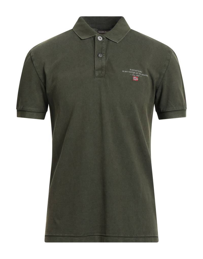 NAPAPIJRI Poloshirt Herren Militärgrün von NAPAPIJRI