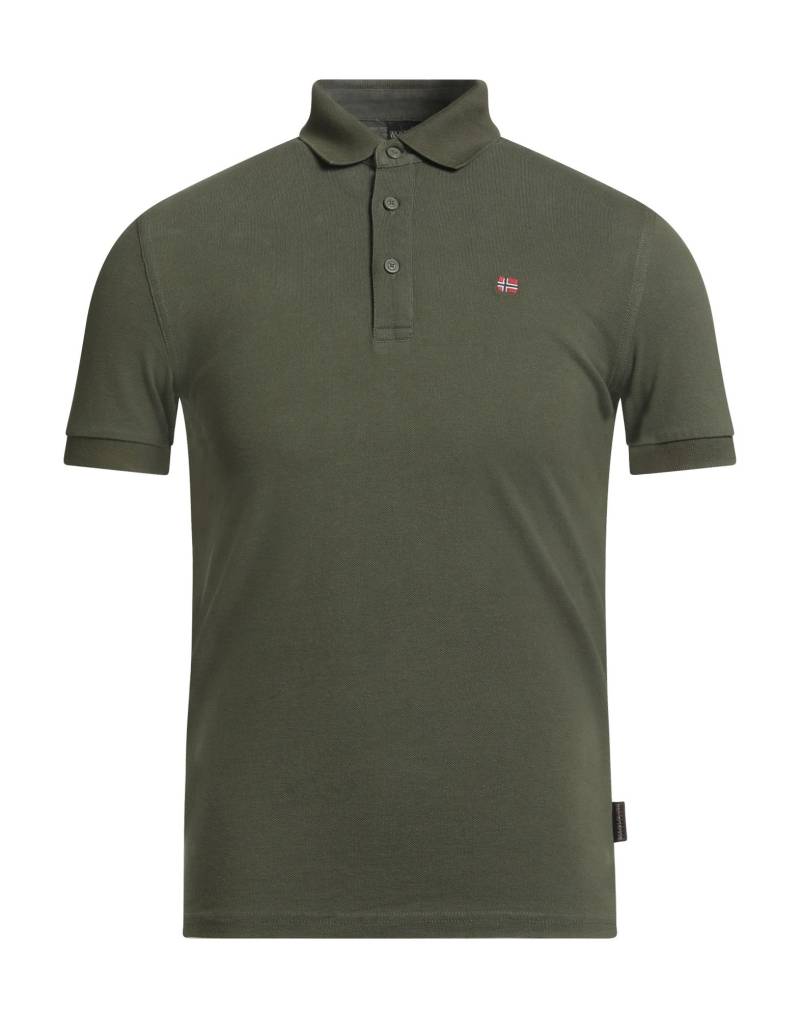 NAPAPIJRI Poloshirt Herren Militärgrün von NAPAPIJRI