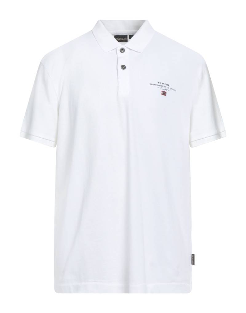 NAPAPIJRI Poloshirt Herren Off white von NAPAPIJRI