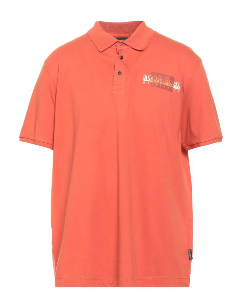 NAPAPIJRI Poloshirt Herren Rostrot von NAPAPIJRI