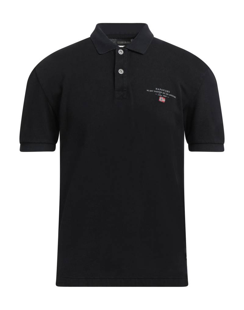 NAPAPIJRI Poloshirt Herren Schwarz von NAPAPIJRI