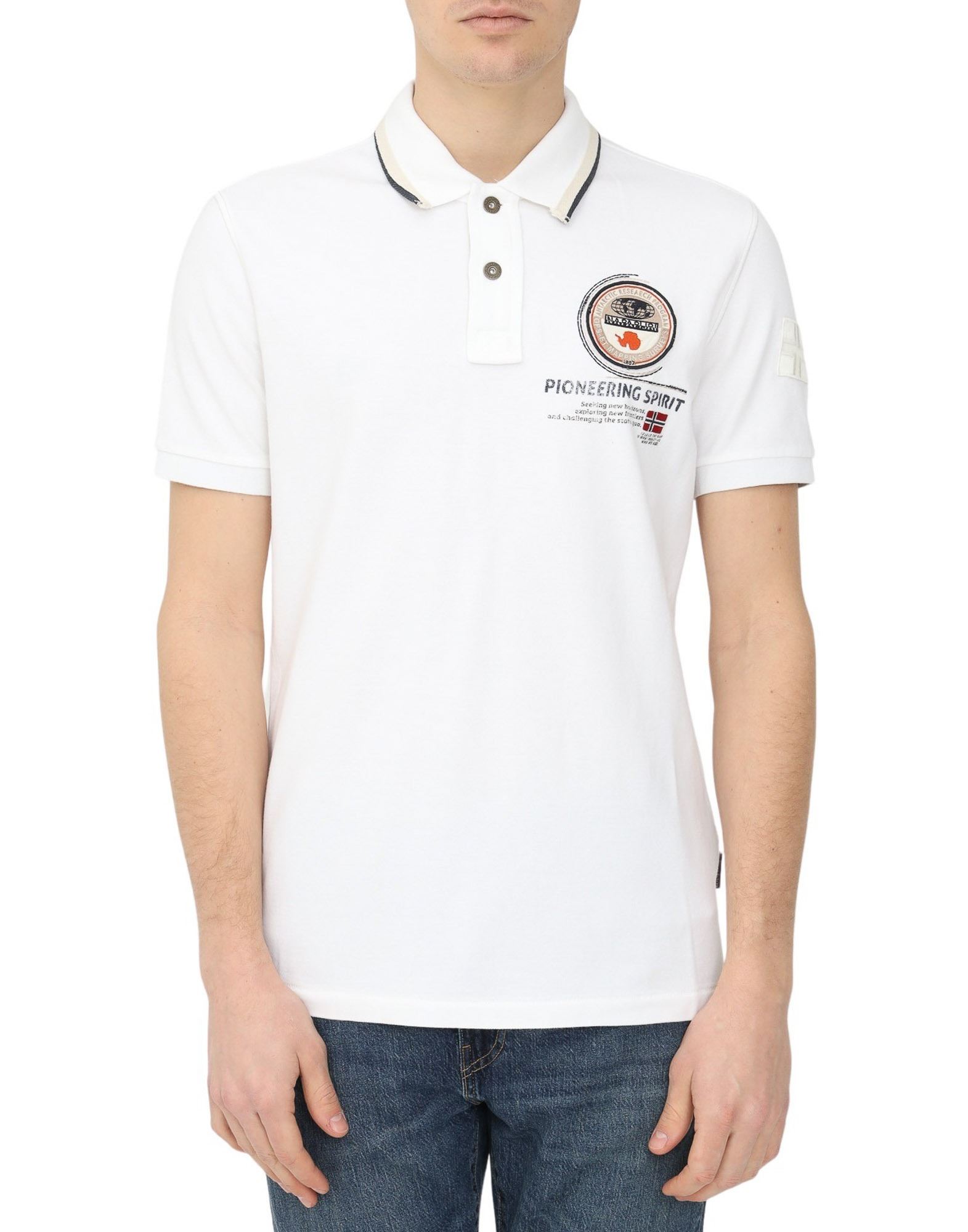 NAPAPIJRI Poloshirt Herren Weiß von NAPAPIJRI