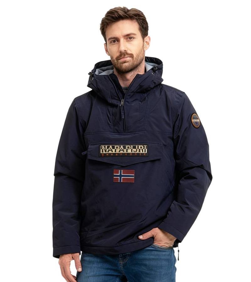 NAPAPIJRI Rainforest wasserabweisende Anorak-Jacke Winter-Jacke NP0A4GMC1761 Dunkelblau von NAPAPIJRI