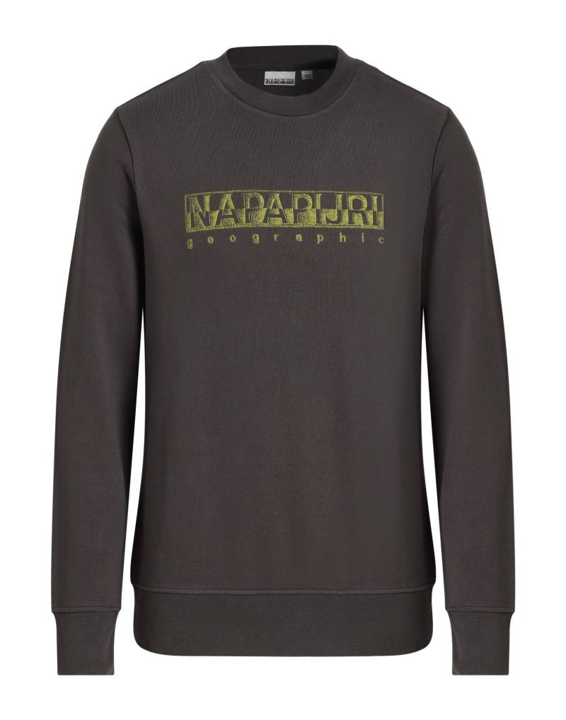 NAPAPIJRI Sweatshirt Herren Braungrau von NAPAPIJRI